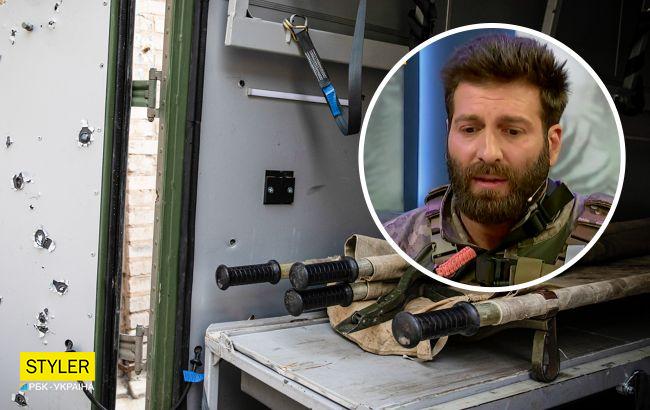 Даніель Салем показав жорстке відео з фронту: ведучий отримав контузію