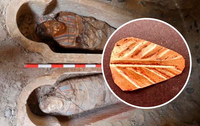 Мумії із золотими язиками та кольоровим масками. Археологи знайшли незвичне поховання