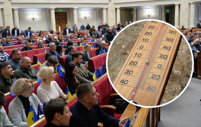 "Отмороженные депутаты". Нардепы работают в холодной Раде и говорят, что они - герои