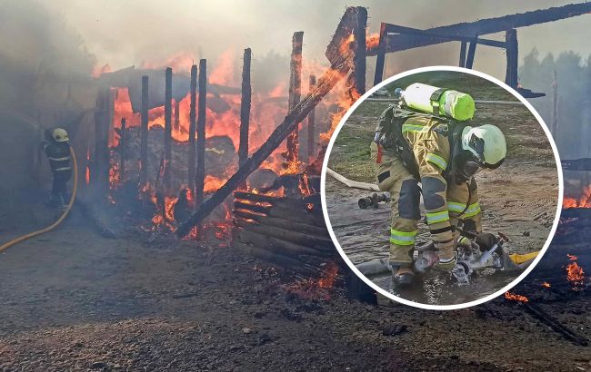 Під Ірпенем згоріло 450 квадратів, бо власник не дозволив рятувальникам набрати води: сказав, що не можна