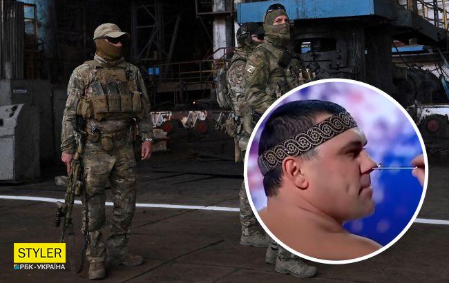 В Балаклее оккупанты назначили "заместителем мэра" участника талант-шоу, который забивал гвозди в нос