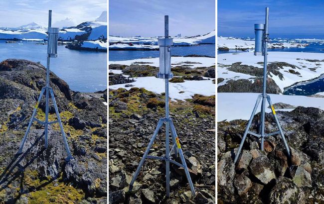 Українські полярники показали "пастки" для повітря: фото загадкових приладів