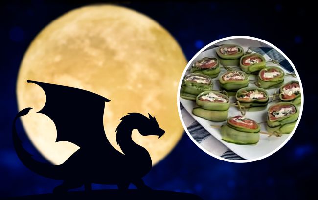 Ця закуска "задобрить" Зеленого Дракона: простий та дуже смачний рецепт рулетиків з риби та огірка