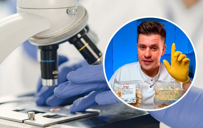 "Цілий зоопарк". Експерт показав, скільки мікробів "живе" у салатах з Ашану: відео