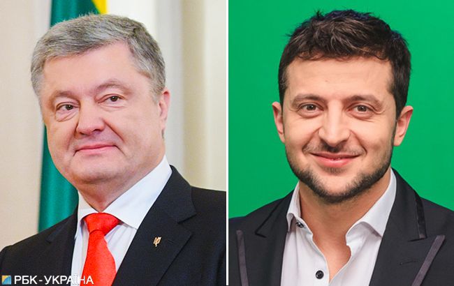 Порошенко сократил разрыв с Зеленским