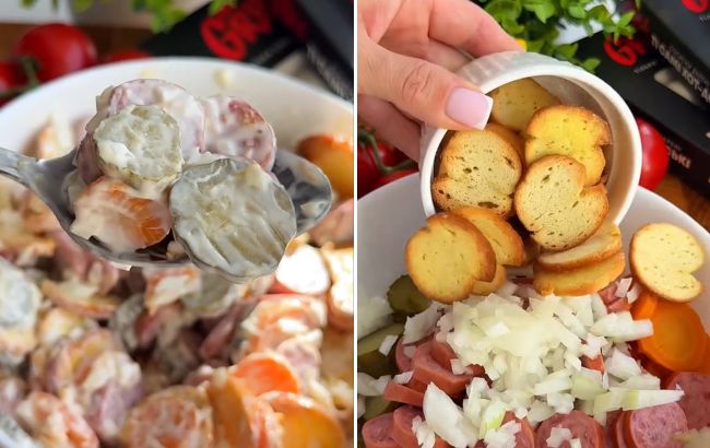 Рецепт смачного салату "Копійка": готується кілька хвилин