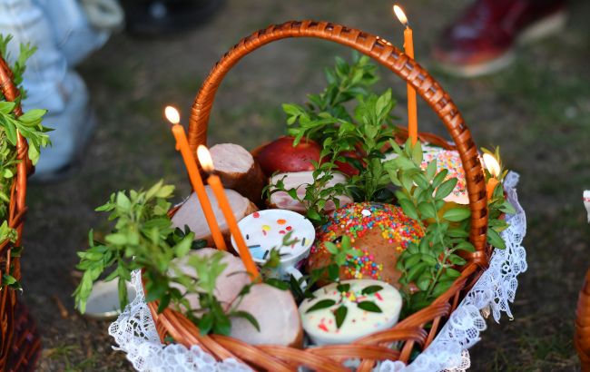 Великодній кошик 2025: що обов'язково має бути і скільки це коштує