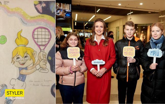 Счастье до слез: Элина Свитолина встретилась с юными&nbsp;тяжелобольными теннисистами (фото)