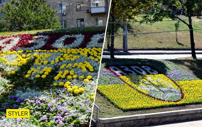 В Киеве появился цветущий живой памятник мужеству героев "азовцев": яркие фото
