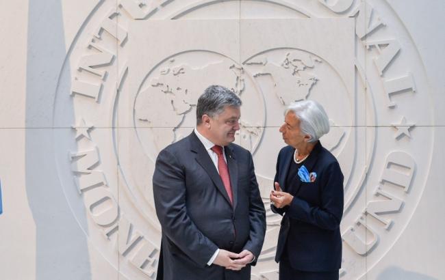 Порошенко обсудил с Лагард внедрение структурных реформ в Украине