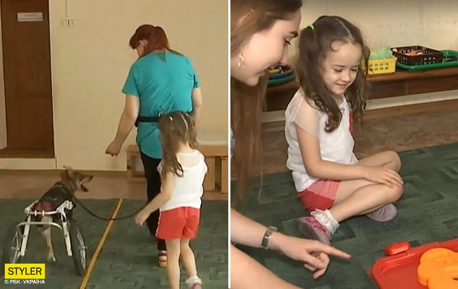 Научила улыбаться: история дружбы особенной девочки с особенной собакой (видео)