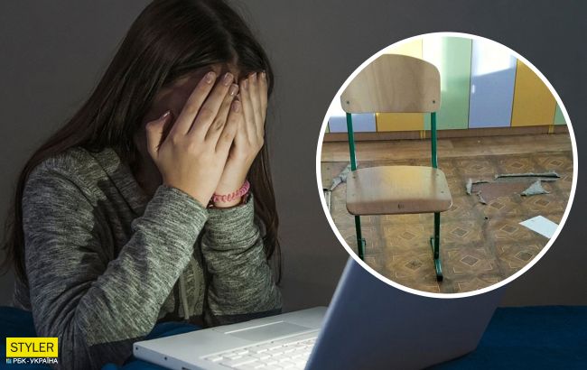 В школе Киева возник конфликт из-за дырявого линолеума в классе: один ребенок травмировался