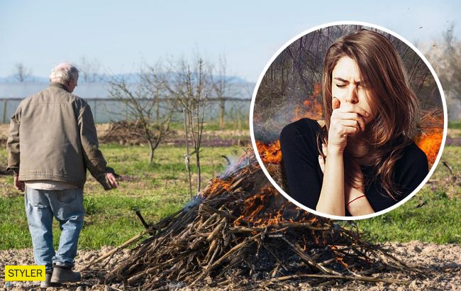 Не жгите листья: врач рассказал о жутком влиянии грязного воздуха на организм