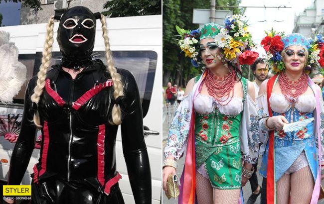 Эффектно и необычно: самые яркие образы "КиевПрайда" (фото)