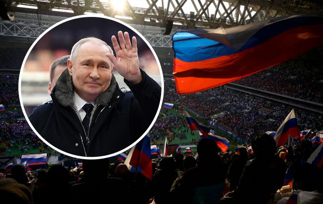 На виступі Путіна у Москві лунала українська похоронна пісня (відео)