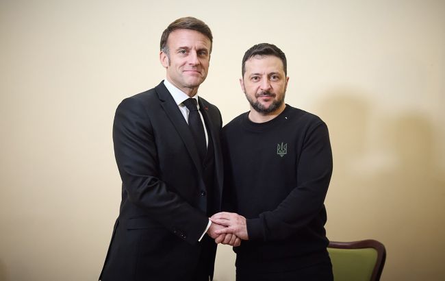 Зеленский встретился с Макроном в Брюсселе