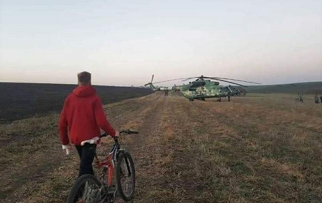 Падіння винищувача СУ-27: з'явились фото з місця аварії