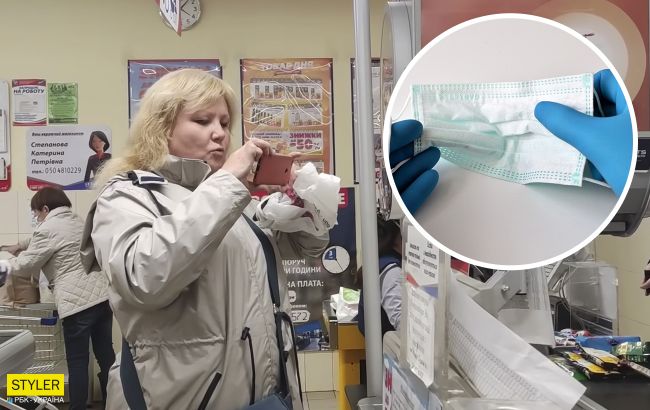 Незаконно? В украинском супермаркете женщине не продали продукты