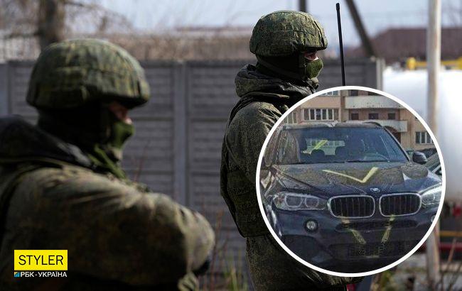 Росіяни хизуються вкраденими в Україні елітними авто: "зятек пригнал красавца трофейного"