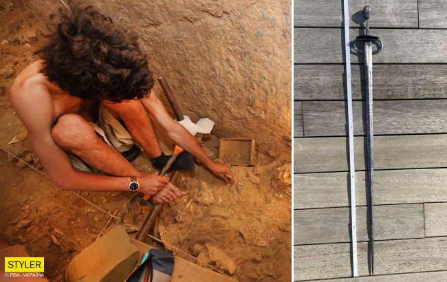 Під Тернополем археологи знайшли унікальний 500-річний меч (фото)