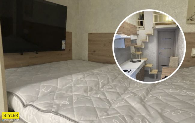 Розетки в душе и телевизор на ногах: в Киеве продают квартиру-"кладовку" за 33 тыс. долларов