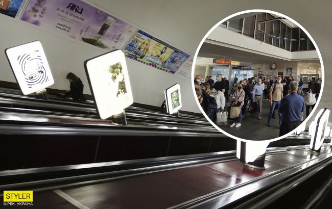 В метро Киева страшный коллапс: все сломалось, люди в панике