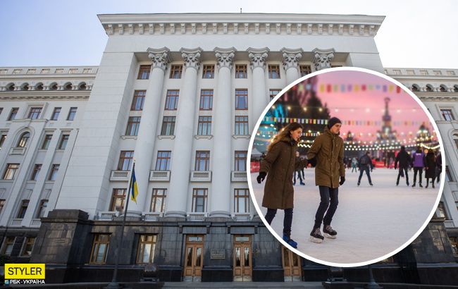 Митинг теперь не проведешь: в Киеве под окнами Зеленского строят каток