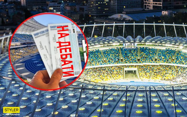 На дебаты Зеленского и Порошенко уже продают билеты