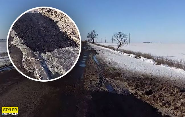 "Диджитализация": в сети показали странную "технологию" ремонта дорог (видео)