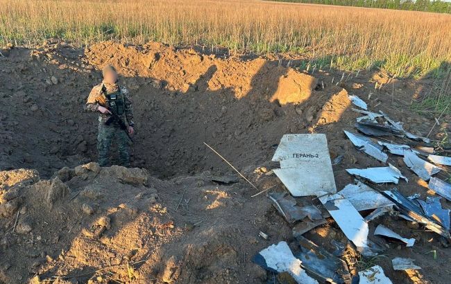 Прикордонники "приземлили" ворожий "Шахед" над Чернігівською областю