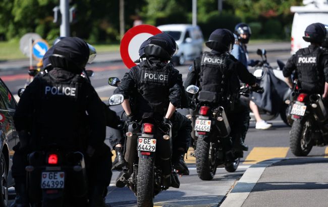 В Швейцарии более сотни человек вышли на улицы из-за протестов во Франции