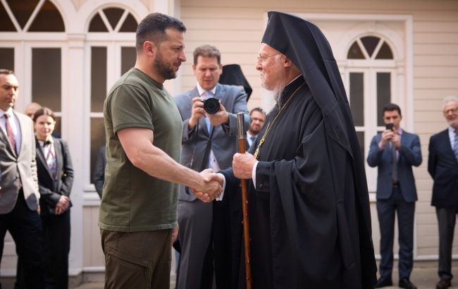 Зеленский встретился в Турции с патриархом Варфоломеем