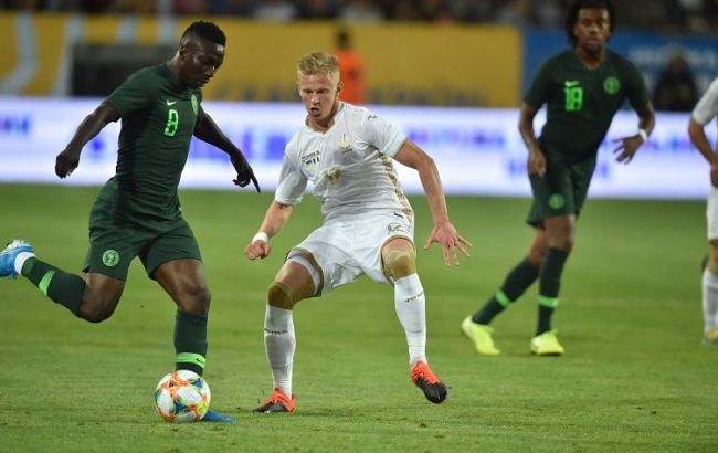 Сборная Украины вырвала ничью в товарищеском матче против Нигерии