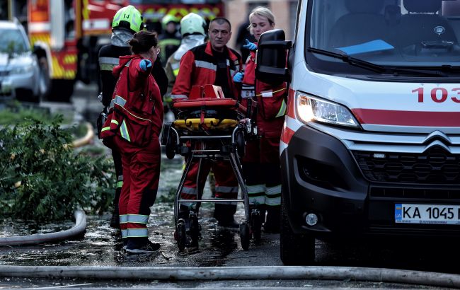 Атака дронов на Киев: в Соломенском районе есть пострадавший