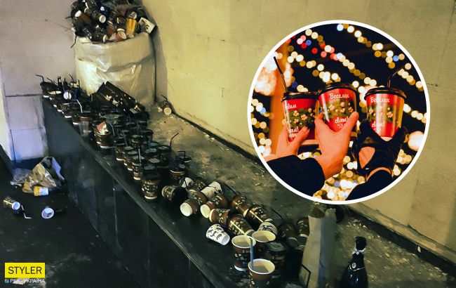 "Противно на это смотреть": главная елка "обросла" мусором после праздников в Киеве