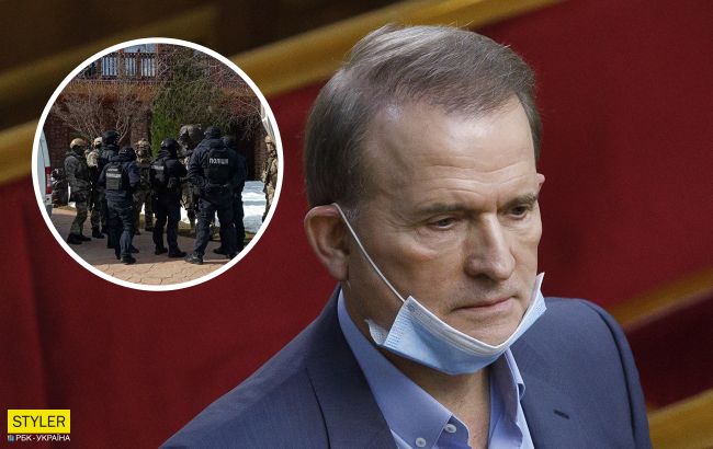 На Закарпатті провели обшук розкішного будинку Медведчука: з'явилися перші фото