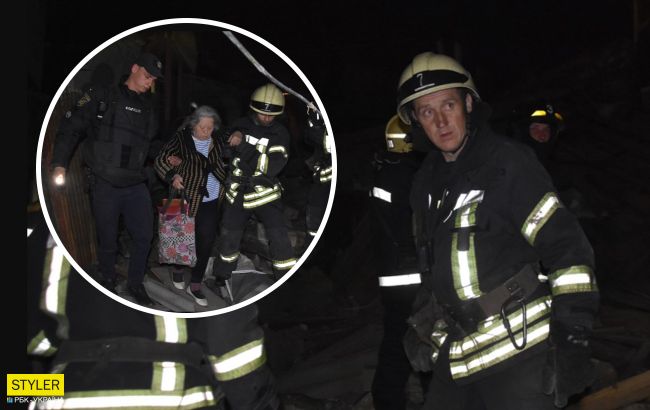 В Одессе в жилом доме рванул газ: спасение людей из-под завалов показали на видео