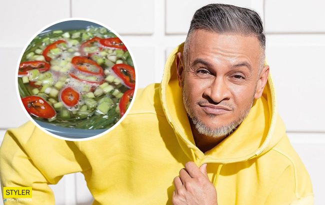 Эктор Хименес-Браво представил необычный рецепт: маринованные огурцы в спрайте!