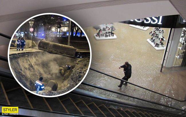 Новый провал: что изменилось за ночь возле затопленного Ocean Plaza в Киеве