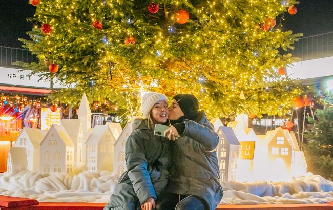 В центре Киева появилась новая новогодняя локация: как она выглядит (фото)