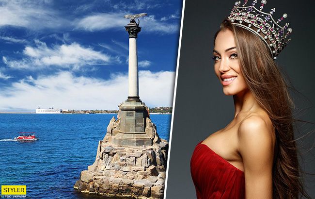 Моя сестра там живет: Мисс Украина ответила, чей Крым (видео)