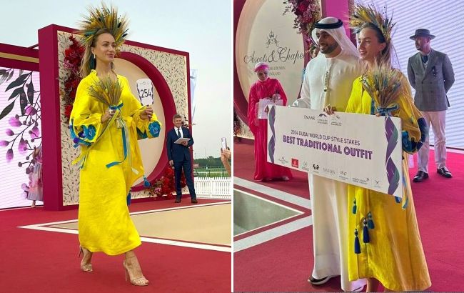 Лучший национальный наряд. Украинка феерически победила на престижном конкурсе в ОАЭ (фото)
