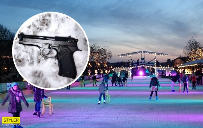 Українець розмахував пістолетом на ковзанці, бо не хотів доплачувати за перебування