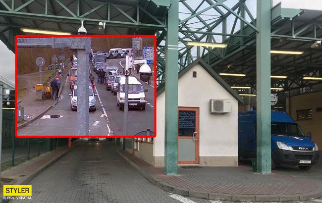 На границе Украины с Польшей огромные очереди: застряли тысячи авто