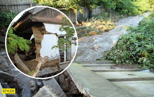 Под Одессой из-за&nbsp;мощных ливней затопило целое село (фото и видео)