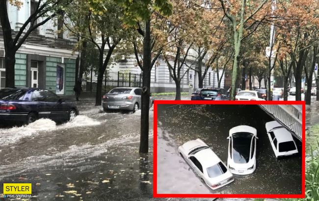 Днепр за полчаса превратился в Венецию: в городе прошел мощнейший ливень