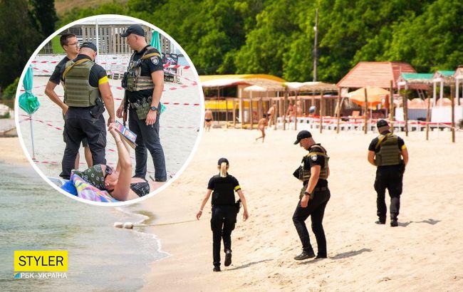 В Одесі на пляжі видавали повістки до військкомату (фото)