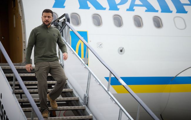 Зеленський прибув до Італії, зустрінеться з Папою Римським та Мелоні