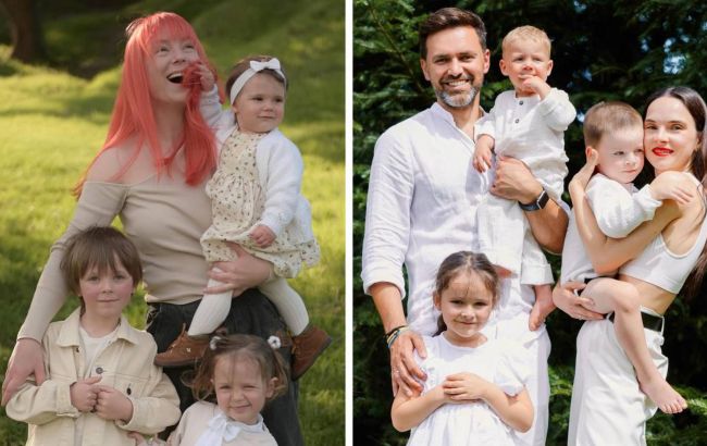 5 українських зірок, які стали багатодітними батьками під час війни