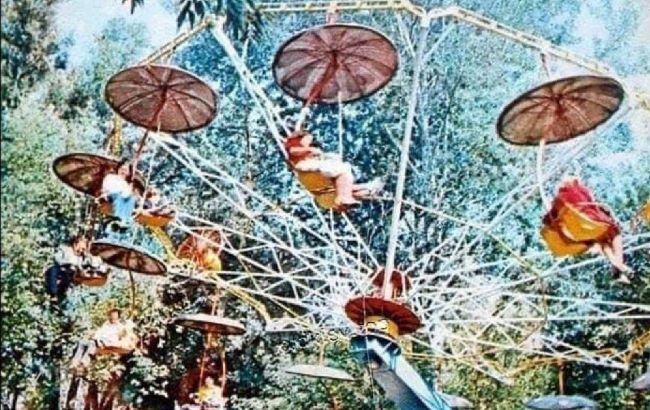 Американські гірки та атракціони. Дивіться, яким був київський Гідропарк у 80-х роках